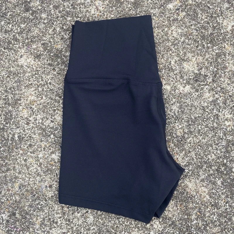 High waist yoga gym shorts